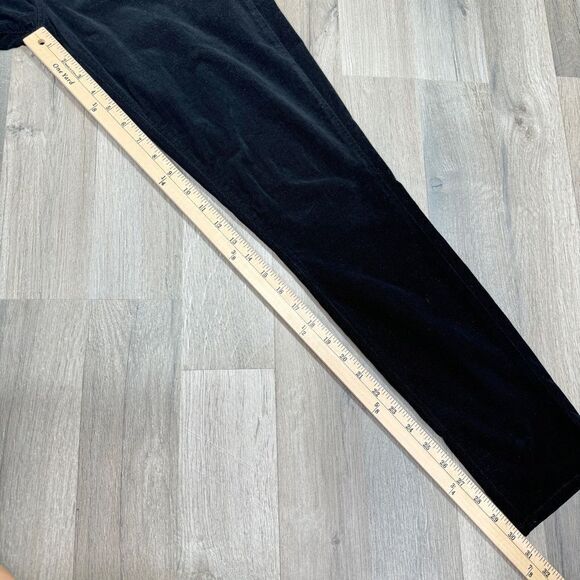 Paige Verdugo Ultra Skinny Velvet Micro Corduroy Jeans Overdye Black 30 - Picture 13 of 14